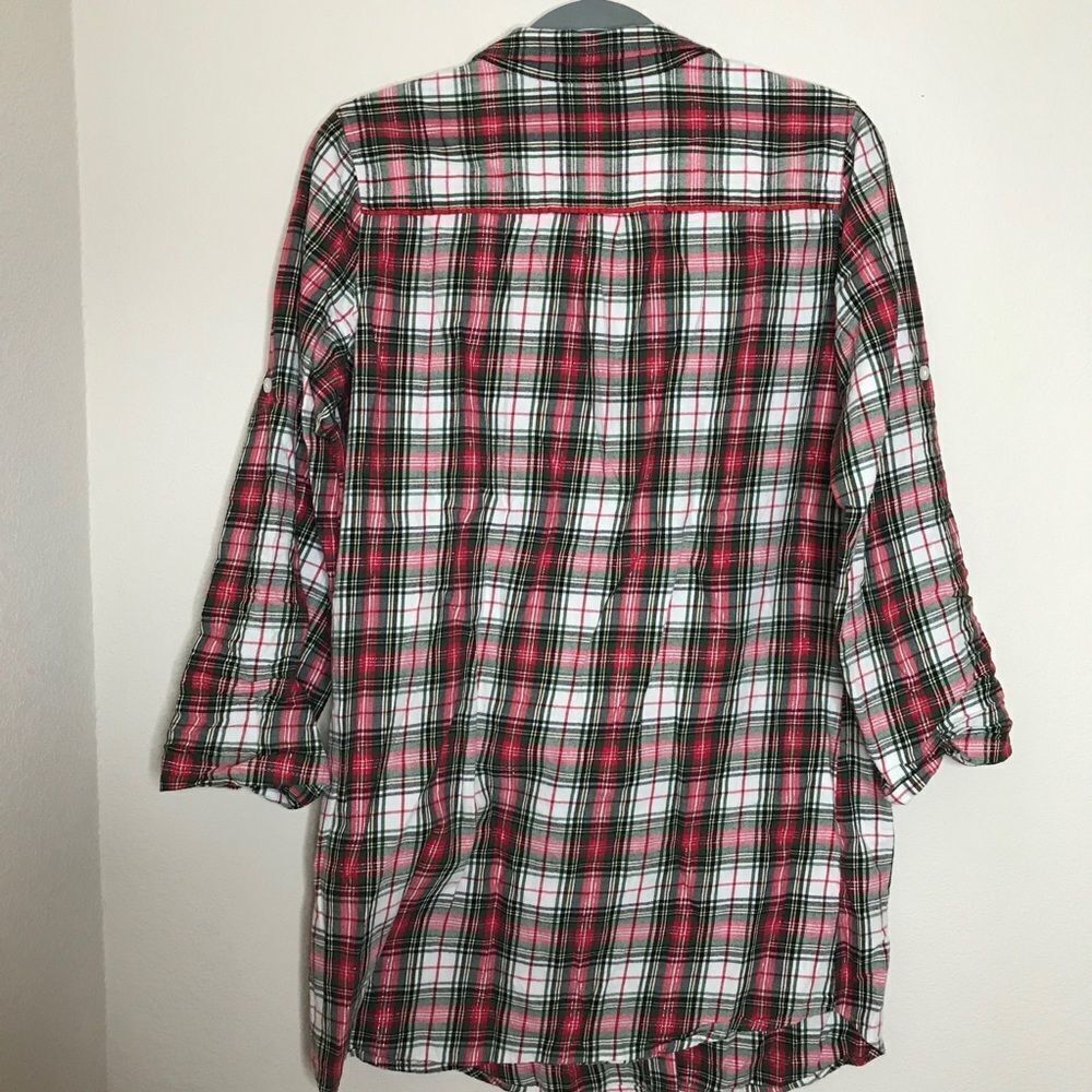 Victoria’s Secret plaid sleep dress - Picture 3 of 4